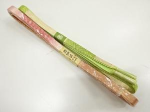 未使用品　正絹　佐賀錦帯締め　2本セット